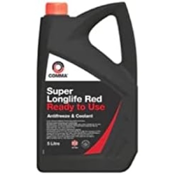 Comma SLC5L Super Red Ready to Use Antifreeze and Coolant, 5 Liter