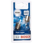 Bosch P21W (382) Pure Light Car Light Bulbs - 12 V 21 W BA15s - 2 Bulbs
