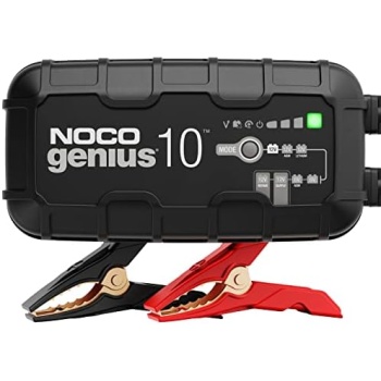 NOCO GENIUS10UK, 10A Car Battery Charger, 6V and 12V Portable Smart Charger