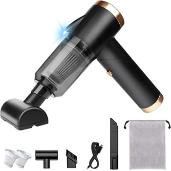 saimour Wireless Handheld Car Vacuum Cleaner - 90° Foldable Portable Vacuum