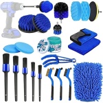 24PCS Car Detailing Brush Kit, YICOE Car Cleaning Kits with Auto Detailing Drill