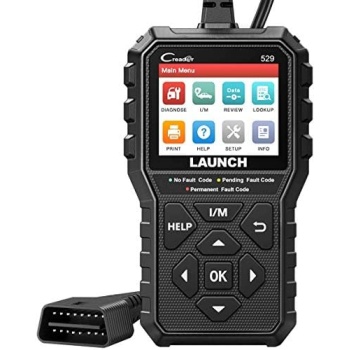LAUNCH OBD2 Scanner CR529 One-Click I/M, Full OBDII Code Reader, 5 Years Quality
