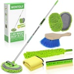 Wontolf 62'' Car Wash Brush with Long Handle Chenille Microfiber Car Wash Mop
