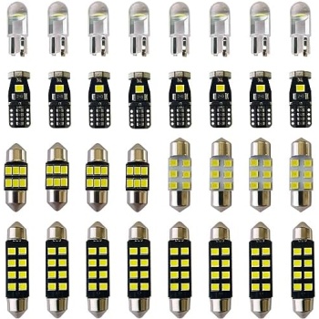 Yoper LED Bulbs Light Car Kit Set T10 28mm 31mm 42mm Festoon Replacement