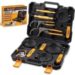 ELEAD 9-Piece Ultimate Oil Filter Wrench Set - Professional Oil Filter Removal