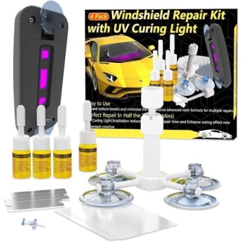 Windshield Repair Kit, Windshield Crack Repair for Chips and Cracks